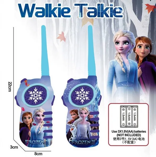 Уоки Токи с принцеси от ледено царство Walkie Talkie комплект 2 броя детски радиостанции 1