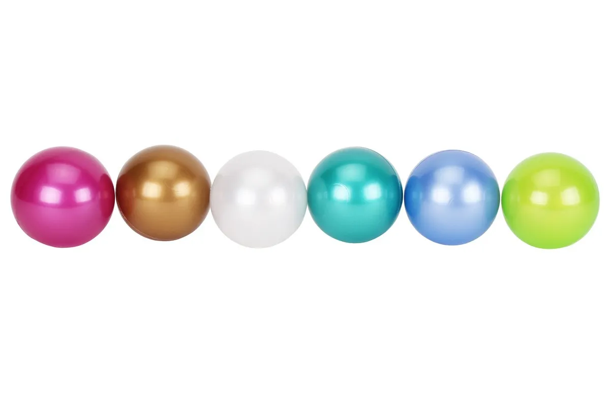 Комплект цветни топки с различна големина, перлени, 50бр, TECHNOK, Украйна 2