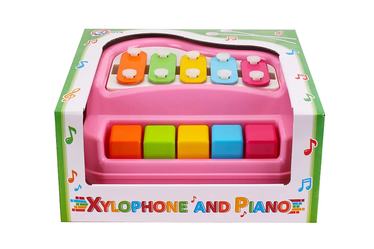 Ксилофон - пиано с клавиши 2в1, розов, TECHNOK, Украйна 3