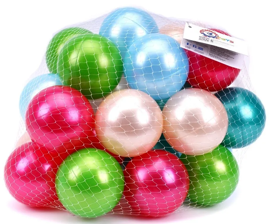 Меки топки 60 бр перлени цветове, TECHNOK, Украйна 2