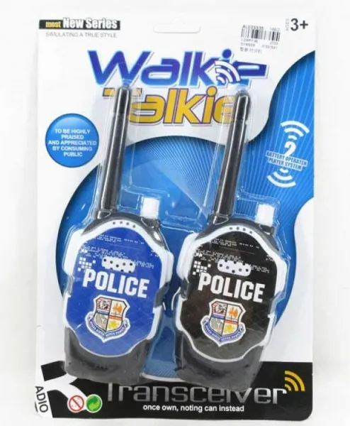 Уоки Токи Walkie Talkie комплект 2 броя детски радиостанции Полицейски