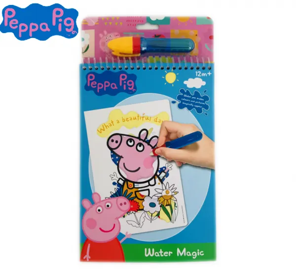 Книжка за оцветяване с вода Peppa Pig - магическа водна книжка Пепа Пиг 1