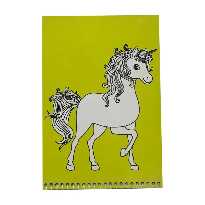 Книжка за оцветяване с вода Еднорози - магическа водна книжка Unicorns 4