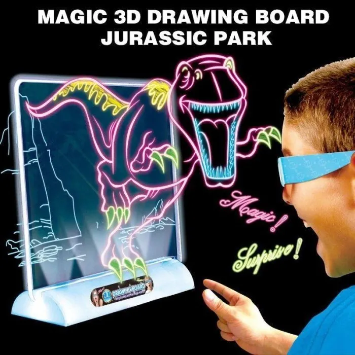 3D Светеща магическа дъска за рисуване Magic Drawing Board, Creative Kids Children Pen 4