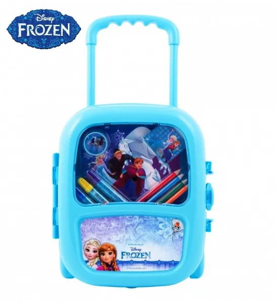 Комплект куфарче с колелца с продукти за оцветяване FROZEN Замръзналото кралство 1