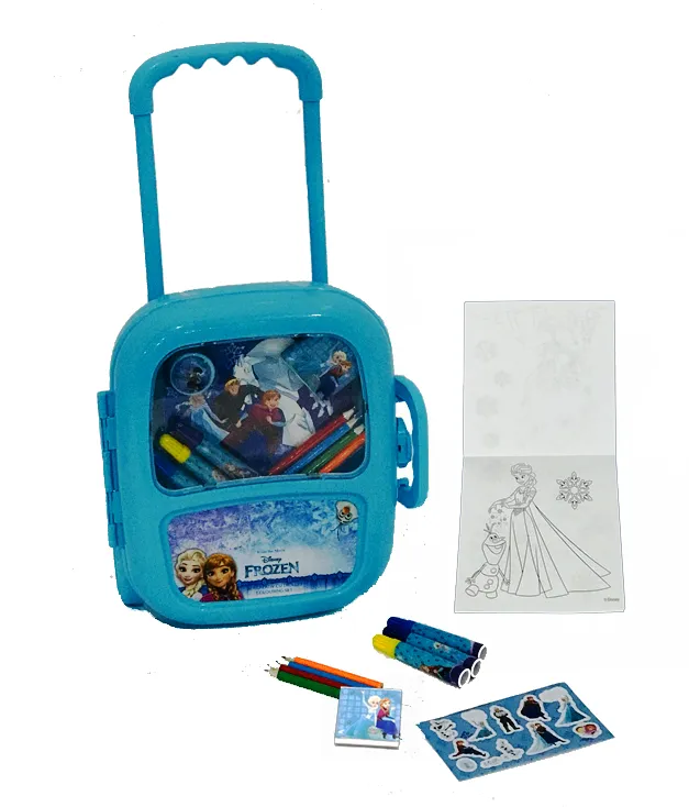Комплект куфарче с колелца с продукти за оцветяване FROZEN Замръзналото кралство 2