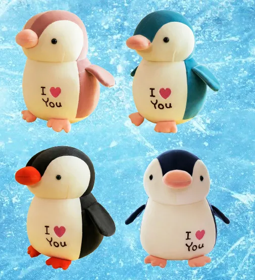 Пингвин ''I love you'', 24см , 4 цвята  1