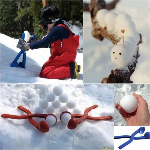 Комплект 2 броя снеголеп за правене на снежни топки 34х12х7см TECHNOK, Украйна 16