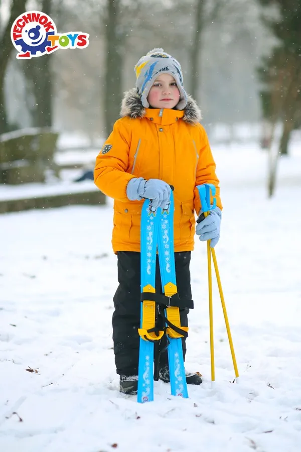 Комплект детски ски с щеки, дължина на ските 77см TECHNOK, Украйна 2