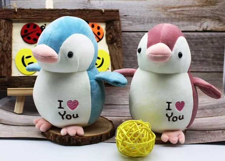 Пингвин ''I love you'', 24см , 4 цвята  4