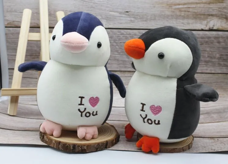 Пингвин ''I love you'', 24см , 4 цвята  9