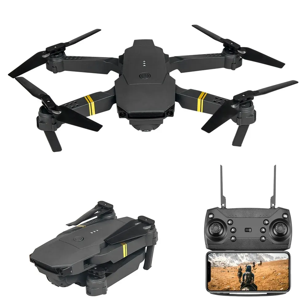 Сгъваем мини ДРОН 998 Pro с 4К камера WiFi връзка за начинаещи пилоти Micro Foldable Drone Set 10