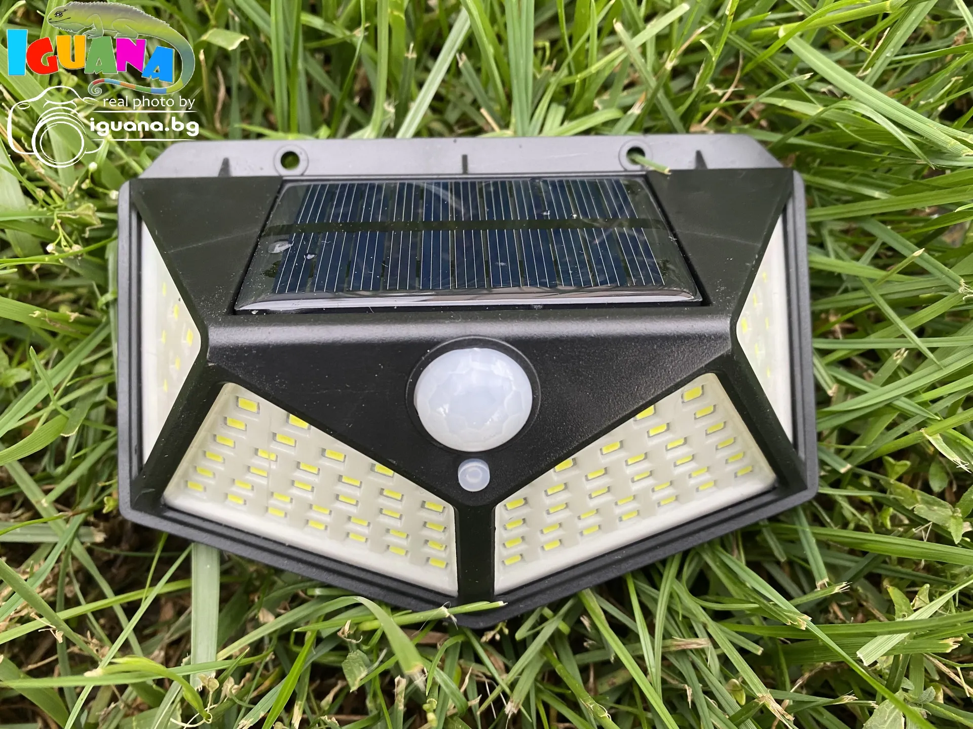 Водоустойчива мощна соларна LED Лампа 100 диода | IGUANA.BG 8