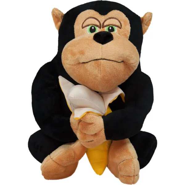 Маймуна с банан Черен 35см 1