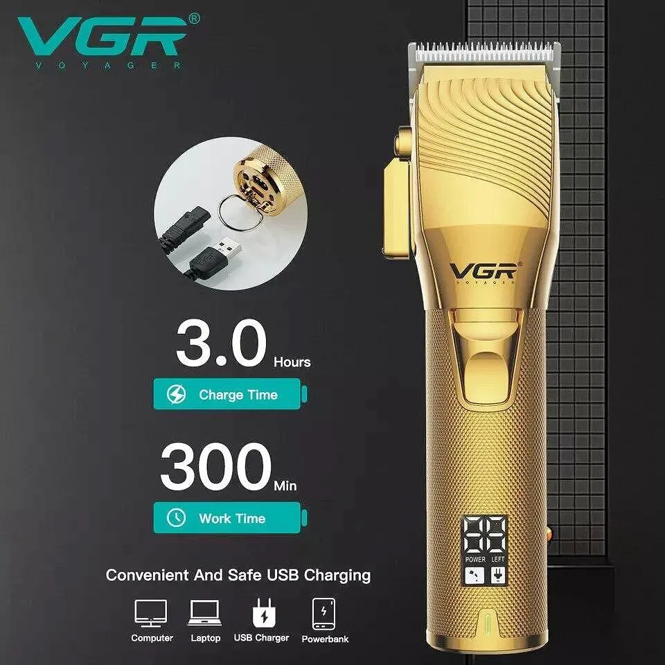 Професионална машинка за подстригване VOYAGER VGR V-280 + ПРИСТАВКИ 4