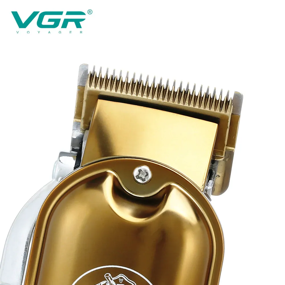 Професионална Машинка за подстригване VOYAGER VGR 650, Стоманено острие, LCD дисплей, 6 приставки 4