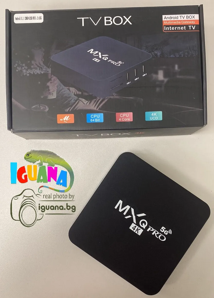 Смарт Android TV Box MXQ Pro 5G 4К, Android 11.1, Dual WiFi, 8GB RAM, 128GB + 512GB ROM, ТВ бокс 10