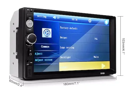 Мултимедия MP5 плейър 7010B Bluetooth V2.0 Автомобилен аудио + КАМЕРА ЗА ПАРКИРАНЕ  16