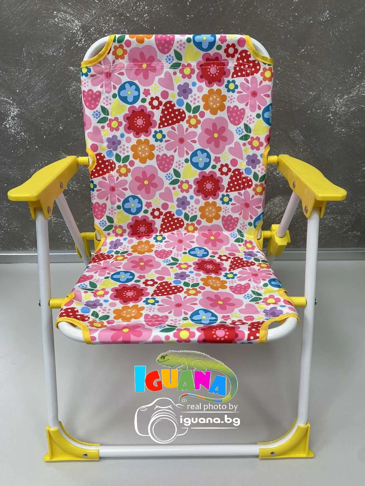 Детско сгъваемо столче с подлакътници, до 35кг, две разцветки | IGUANA.BG 4