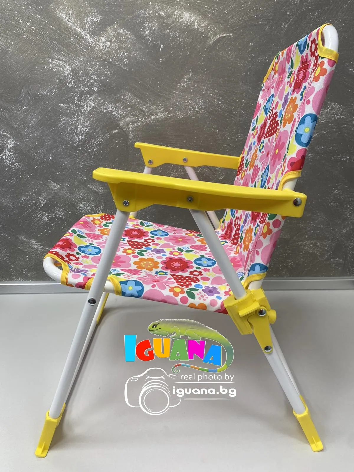 Детско сгъваемо столче с подлакътници, до 35кг, две разцветки | IGUANA.BG 5