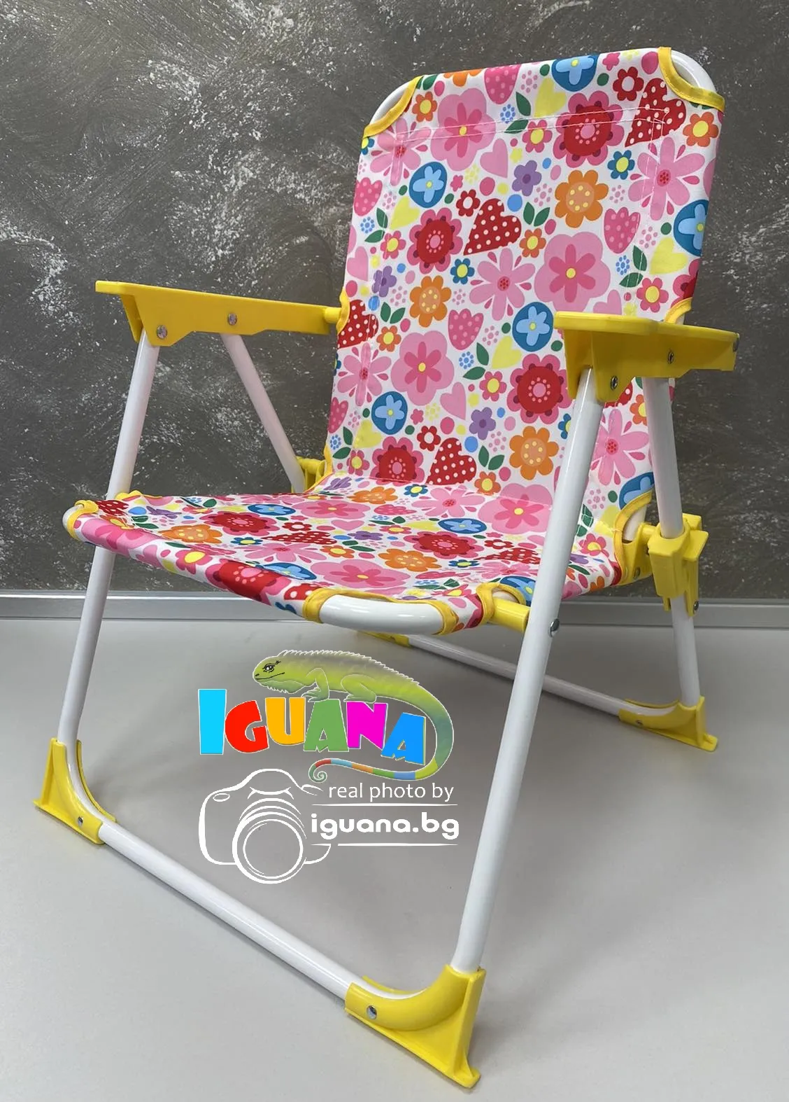 Детско сгъваемо столче с подлакътници, до 35кг, две разцветки | IGUANA.BG 6