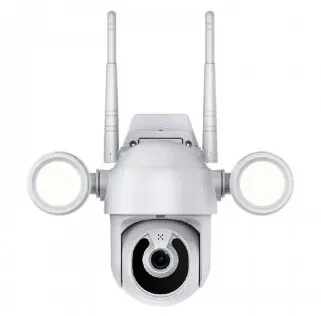 Въртяща се WiFi безжична IP камера 3MP FULL-HD с мощни LED прожектори + АУДИО 1