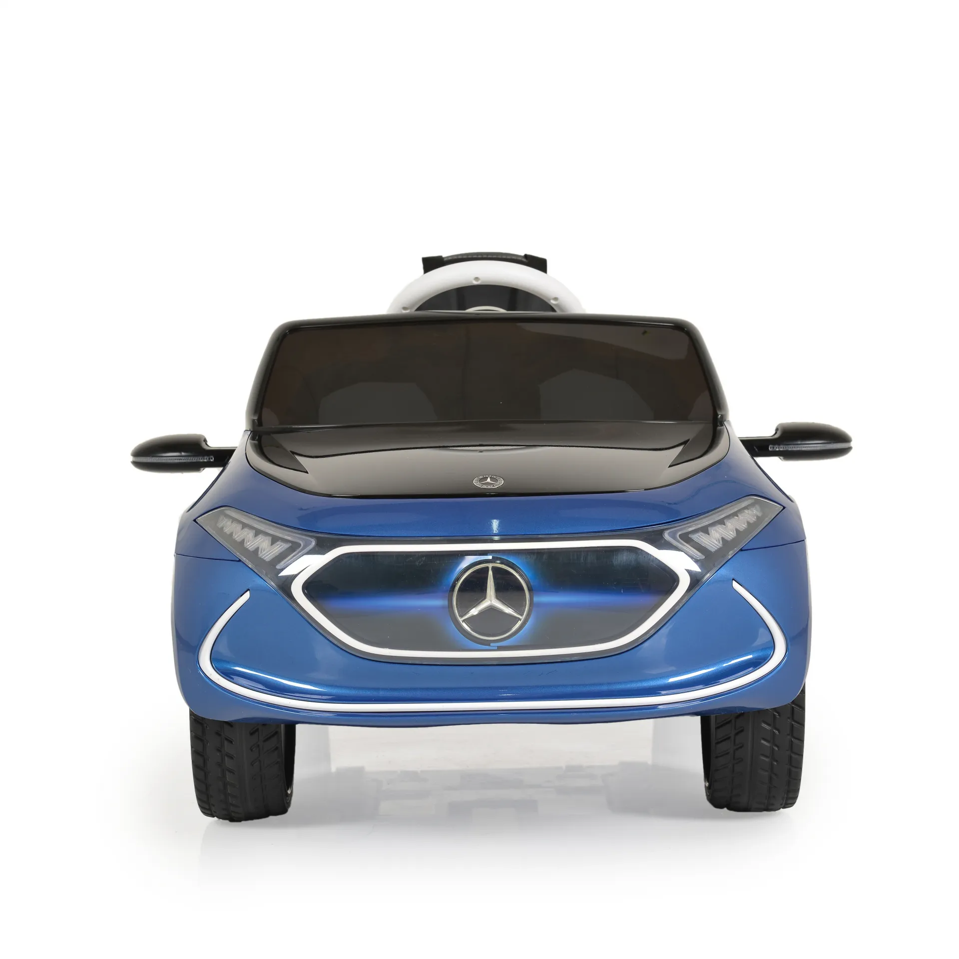 Акумулаторна кола Mercedes Benz EQA, Син металик, 12V, с меки гуми, отварящи се врати | Iguana.bg 3