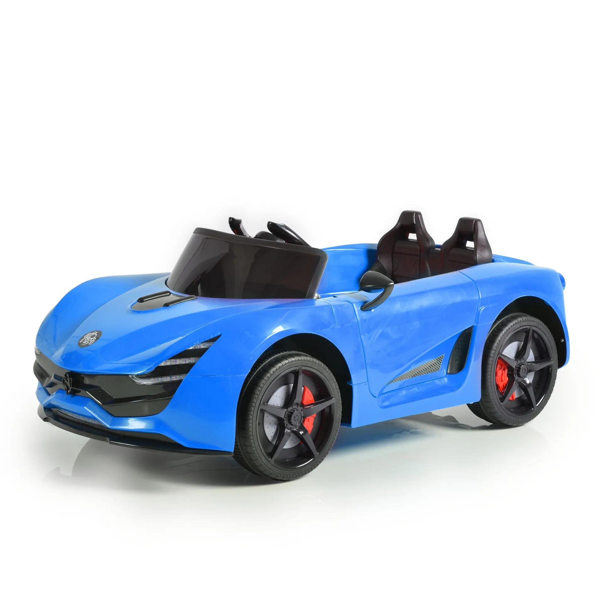 Акумулаторна кола Magma Синя, 12V, с кожена седалка и отварящи се врати | Iguana.bg 3