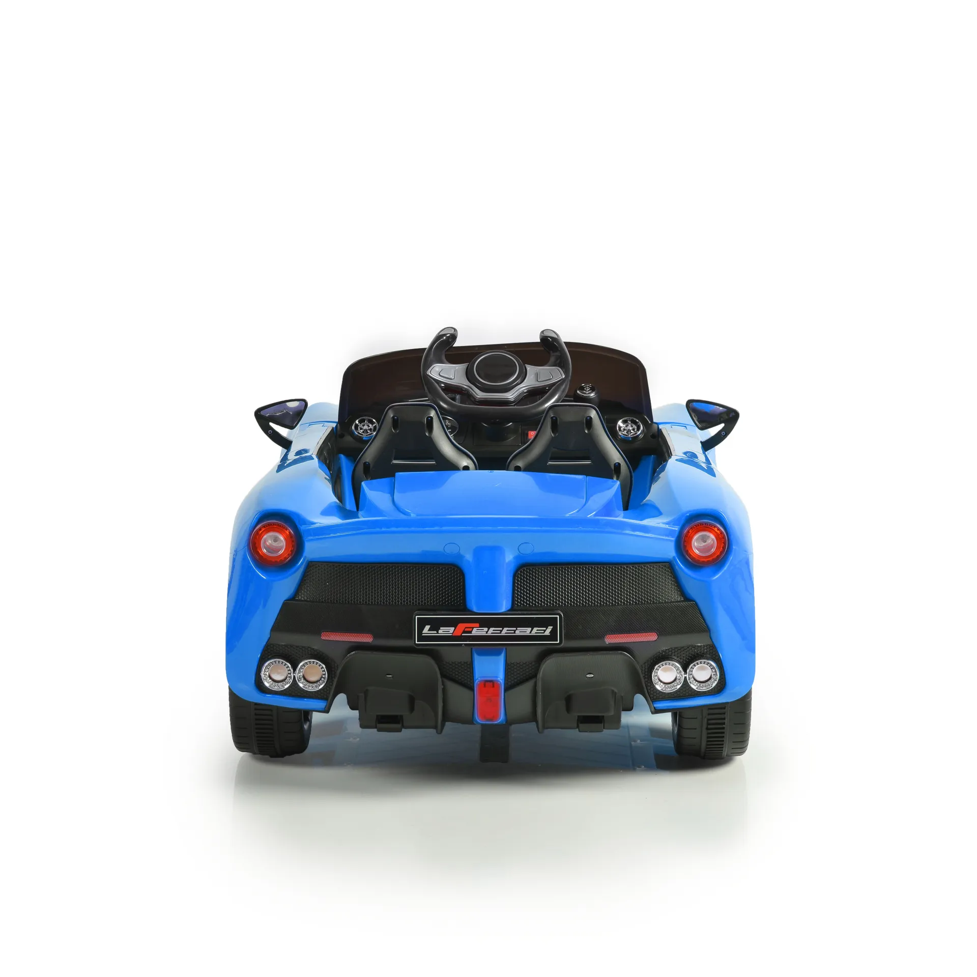 Акумулаторна кола Magma Синя, 12V, с кожена седалка и отварящи се врати | Iguana.bg 5