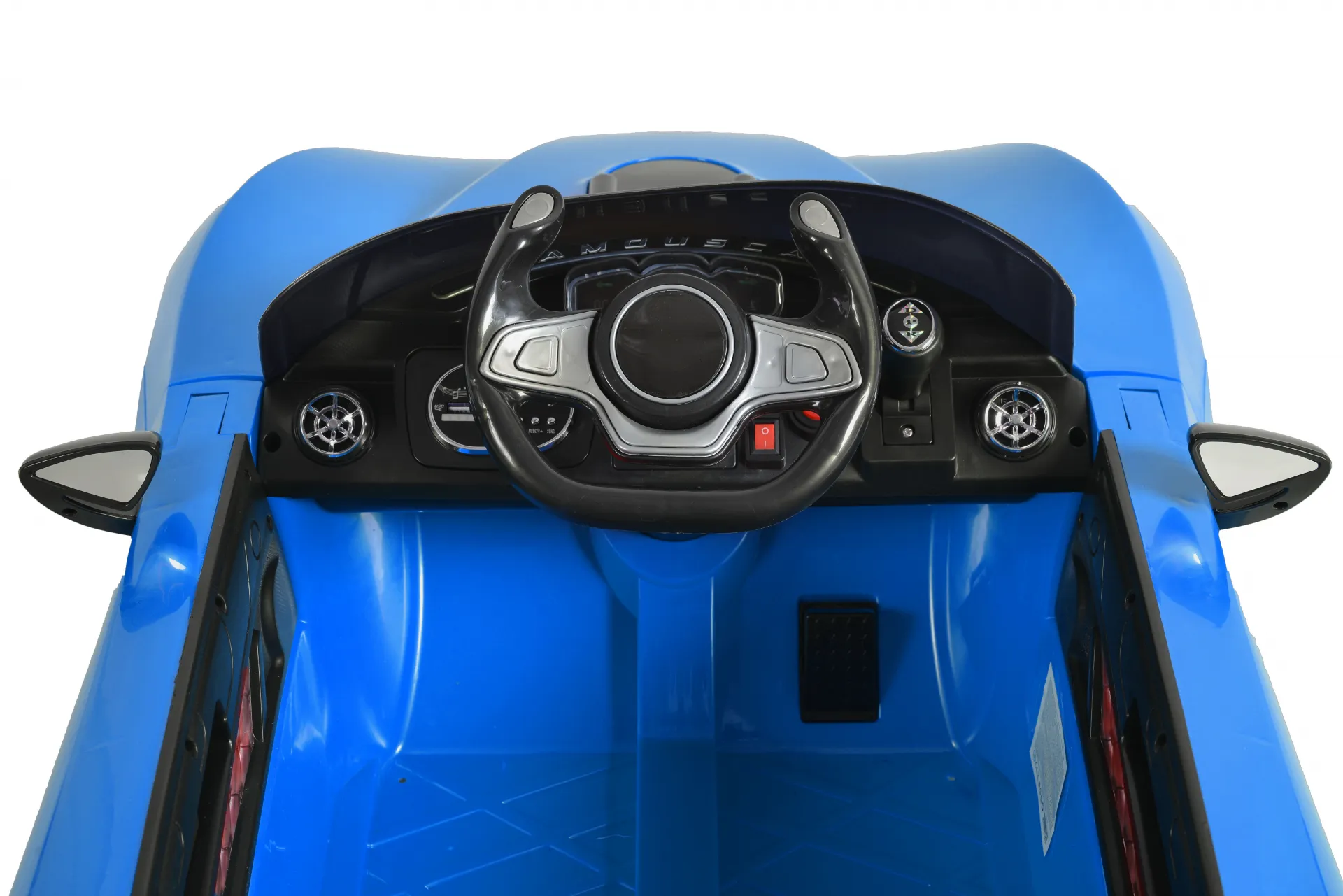 Акумулаторна кола Magma Синя, 12V, с кожена седалка и отварящи се врати | Iguana.bg 6
