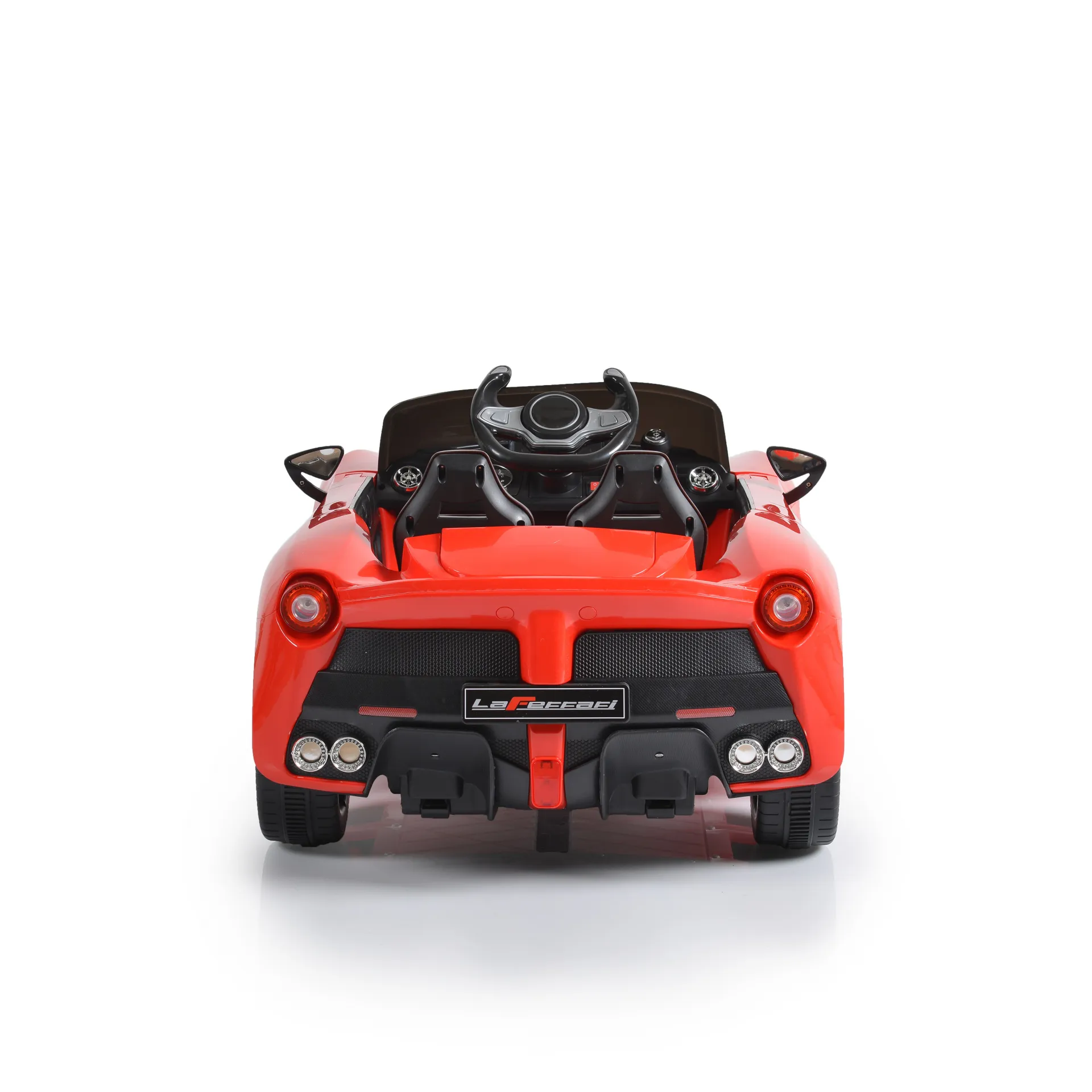 Акумулаторна кола Magma Червена, 12V, с кожена седалка и отварящи се врати | Iguana.bg 6