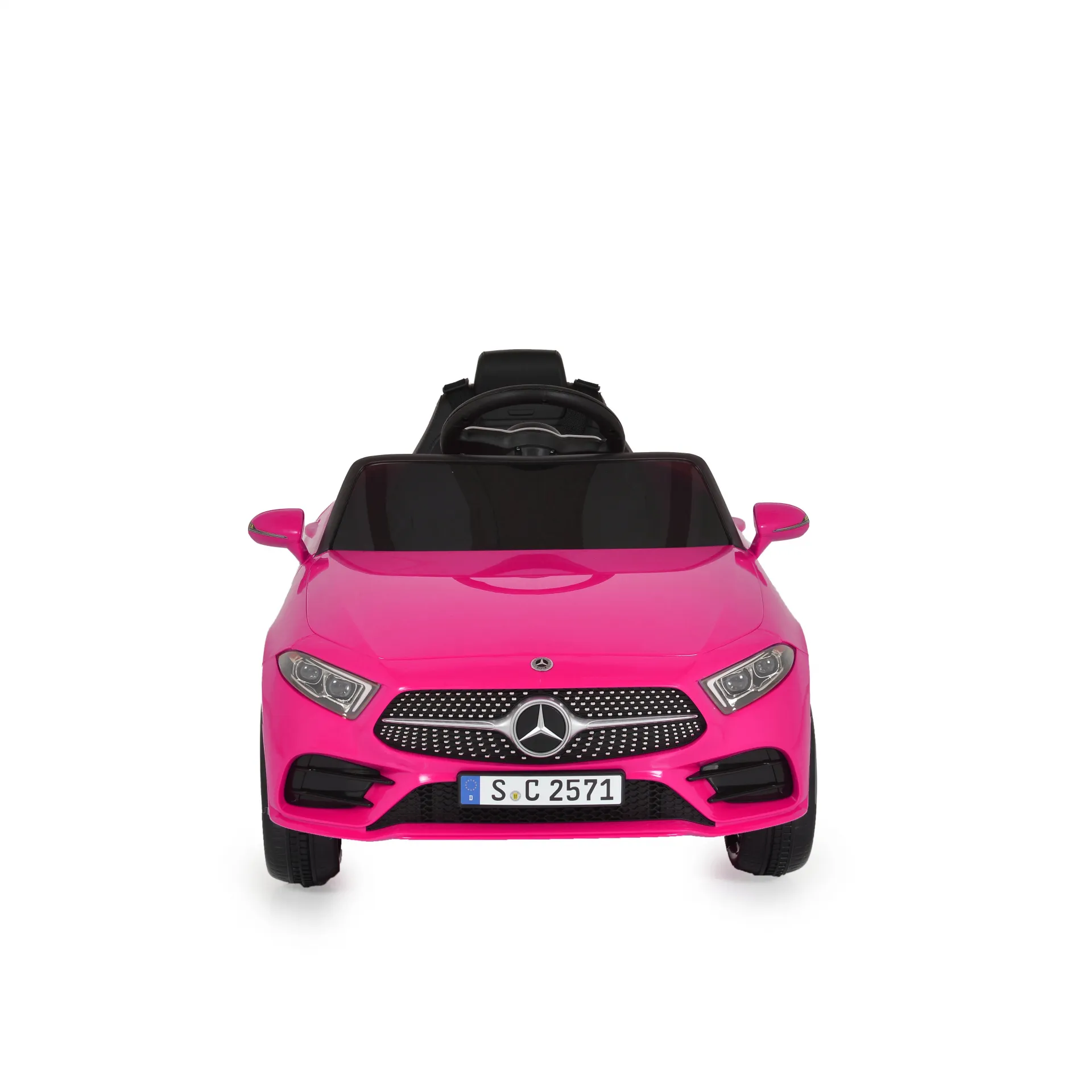 Акумулаторна кола Mercedes Benz CLS 350 Розова, 12V, предни и задни светлини, отварящи се врати | Iguana.bg 2