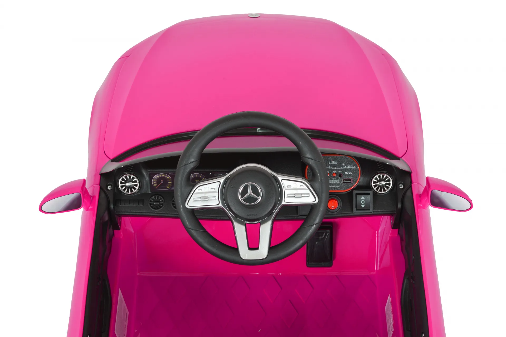 Акумулаторна кола Mercedes Benz CLS 350 Розова, 12V, предни и задни светлини, отварящи се врати | Iguana.bg 8