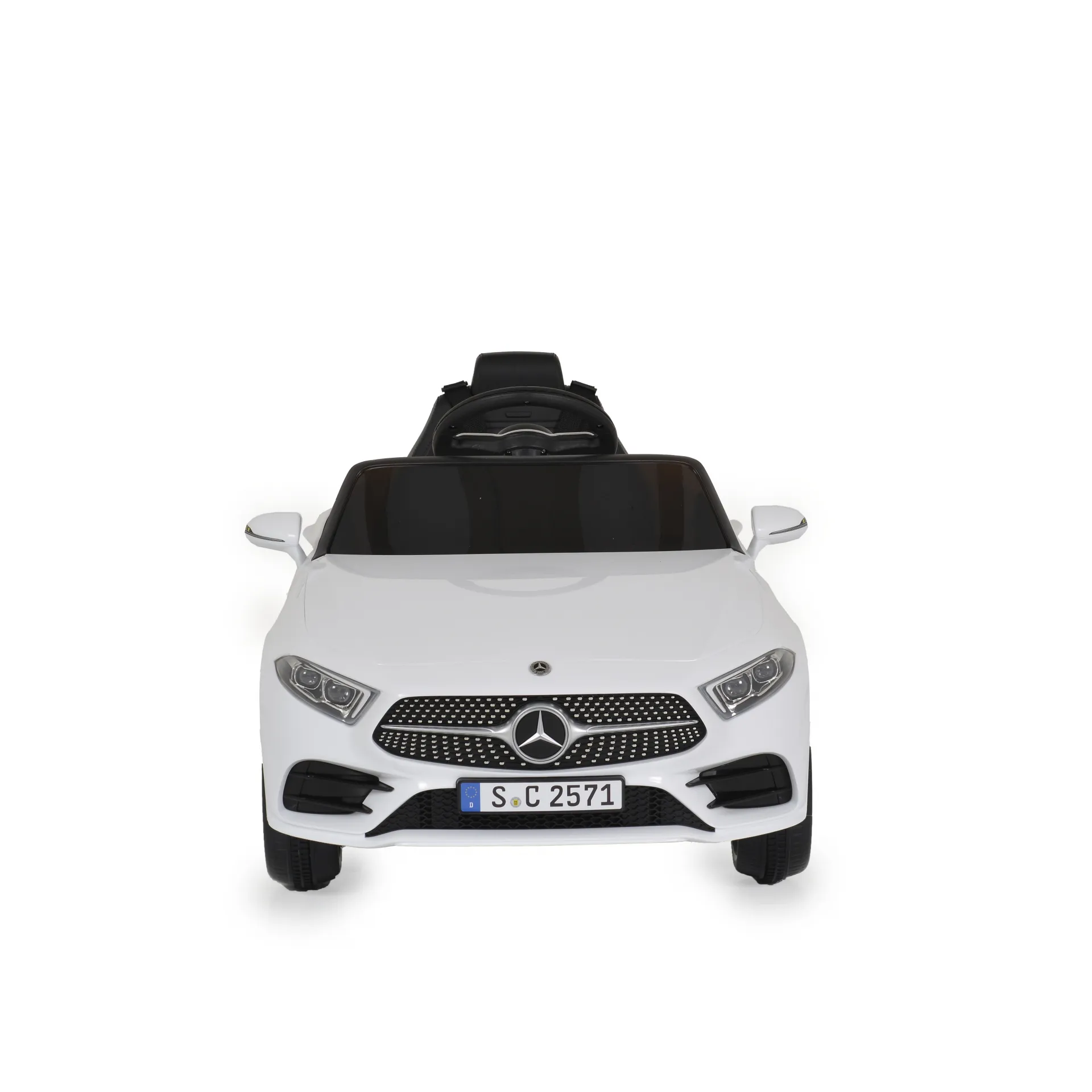 Акумулаторна кола Mercedes Benz CLS 350 Бяла, 12V, предни и задни светлини, отварящи се врати | Iguana.bg 3