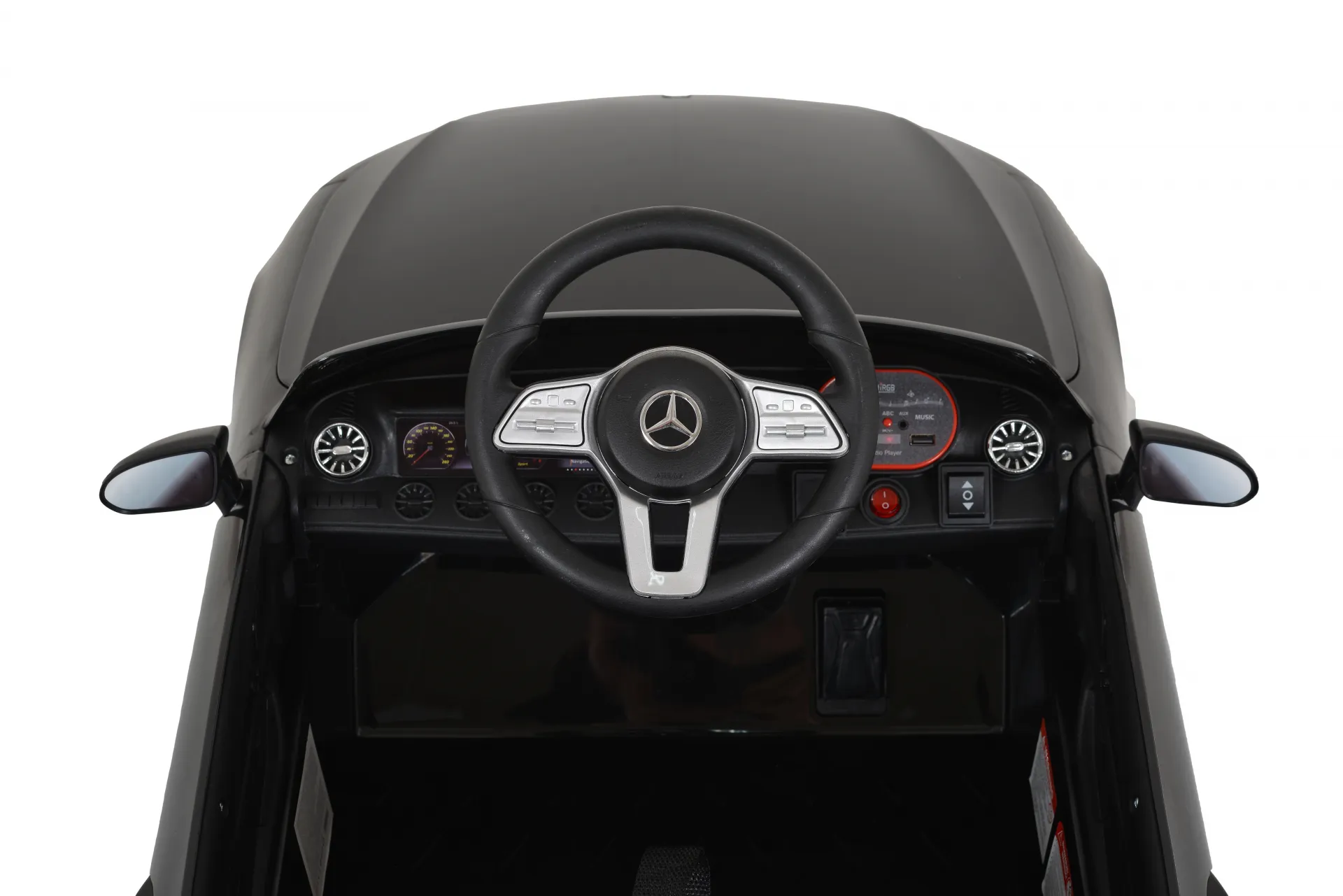 Акумулаторна кола Mercedes Benz CLS 350 Черна, 12V, предни и задни светлини, отварящи се врати | Iguana.bg 8