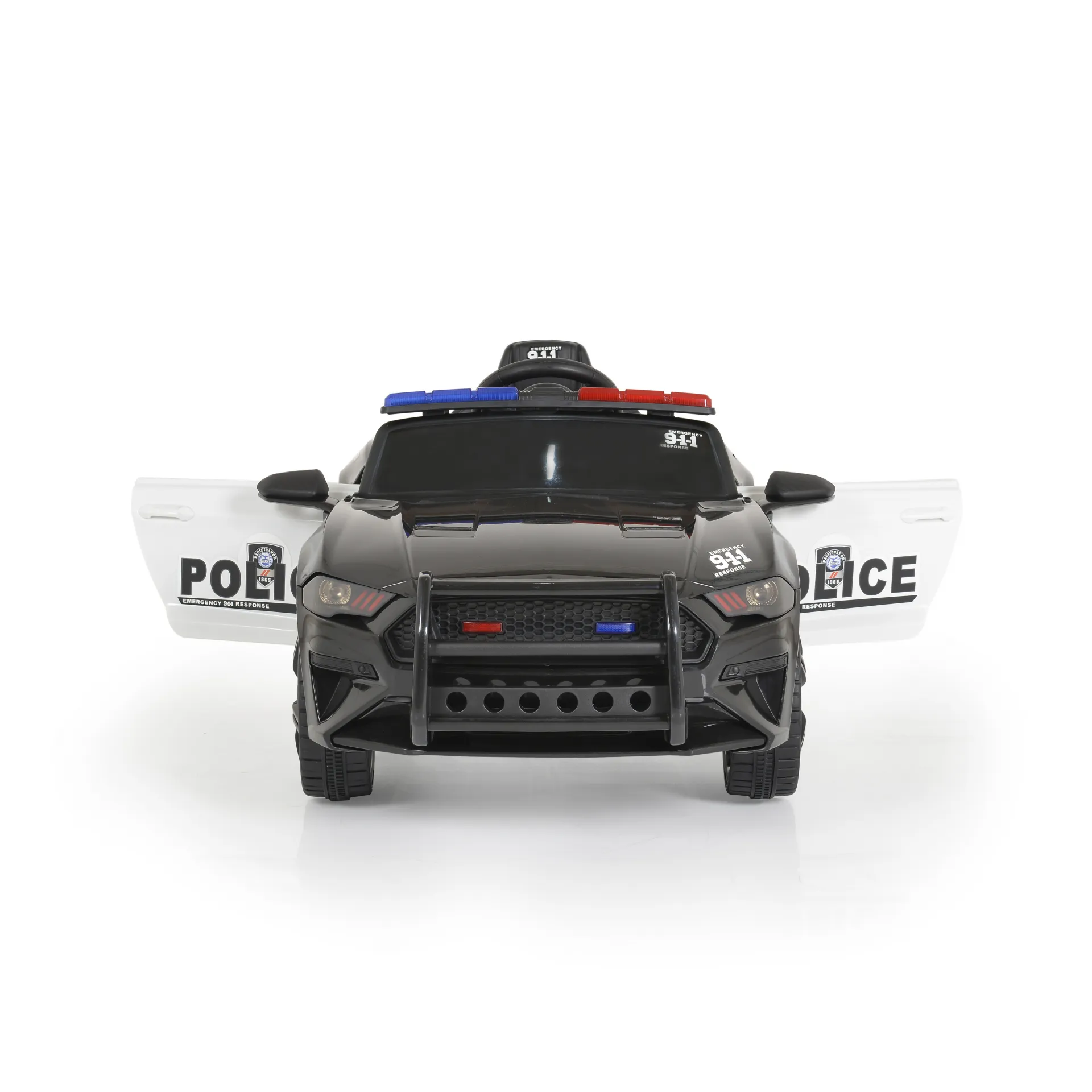 Акумулаторна кола POLICE, 12V LED светлини и отварящи се врати | Iguana.bg 4