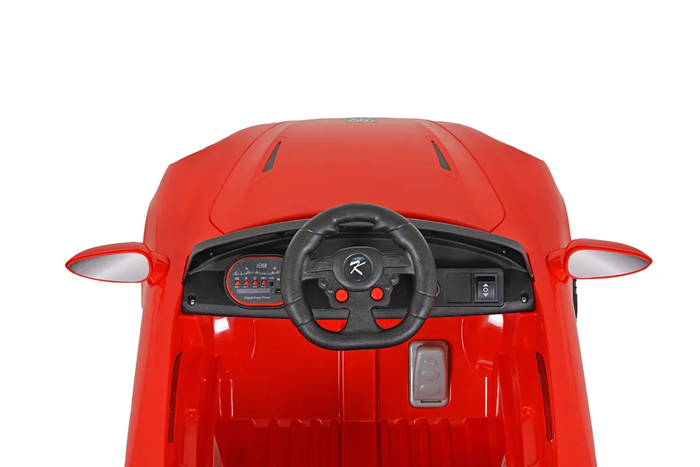 Червена Акумулаторна кола Florida, 12V, Предни светлини и отварящи се врати | Iguana.bg 7