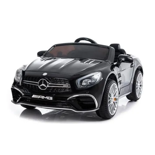 Акумулаторна кола Mercedes Benz SL63 AMG, Черен Металик, 12V, с меки гуми и отварящи се врати | IGUANA.BG 2