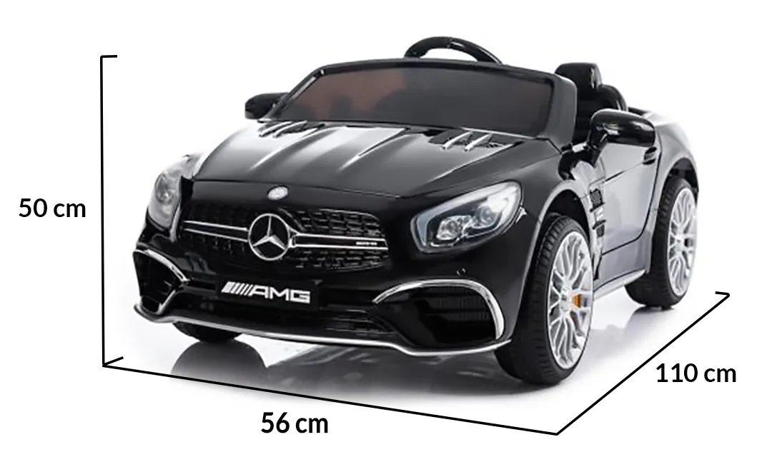 Акумулаторна кола Mercedes Benz SL63 AMG, Черен Металик, 12V, с меки гуми и отварящи се врати | IGUANA.BG 3