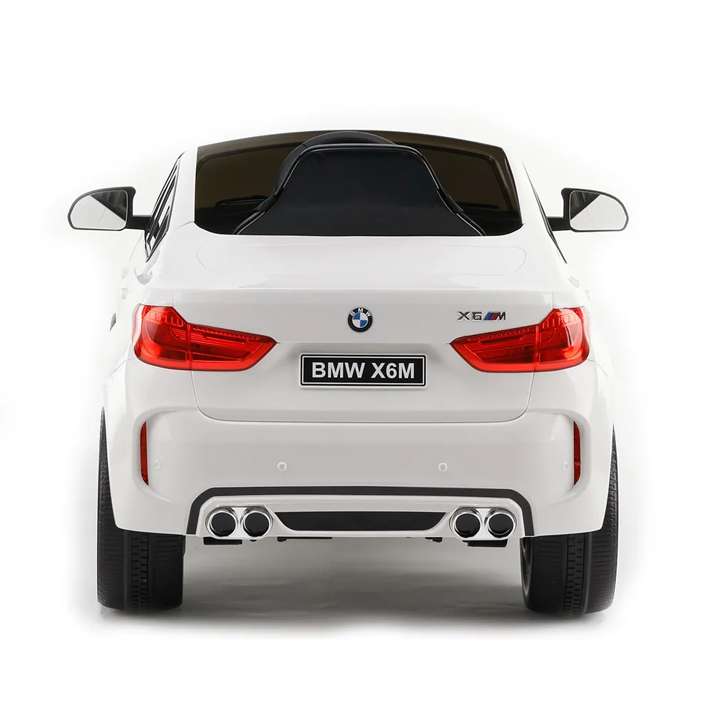 Акумулаторен джип BMW X6M Червен, 12V с меки гуми, кожена седалка и отварящи се врати | Iguana.bg 4