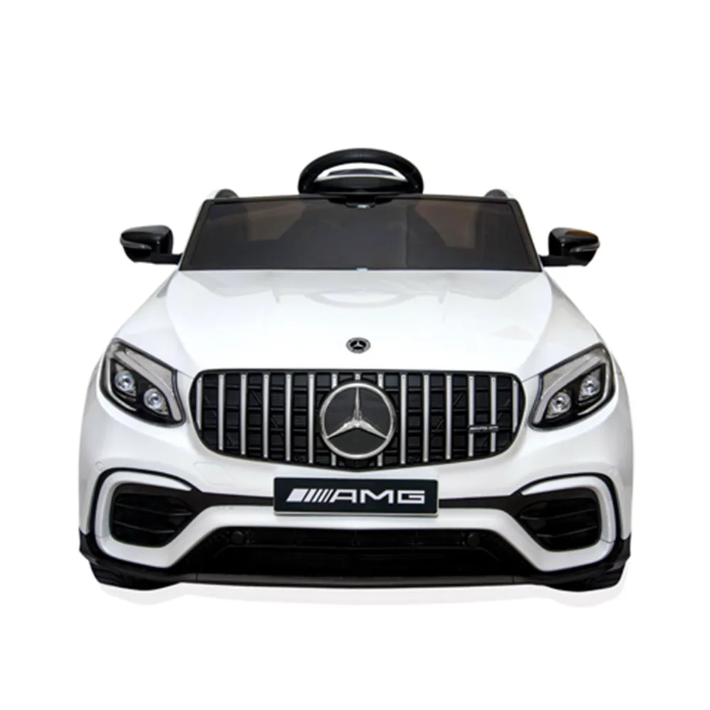 Акумулаторен джип Mercedes GLC 63S AMG Бял, 12V с меки гуми и отварящи се врати | Iguana.bg 2