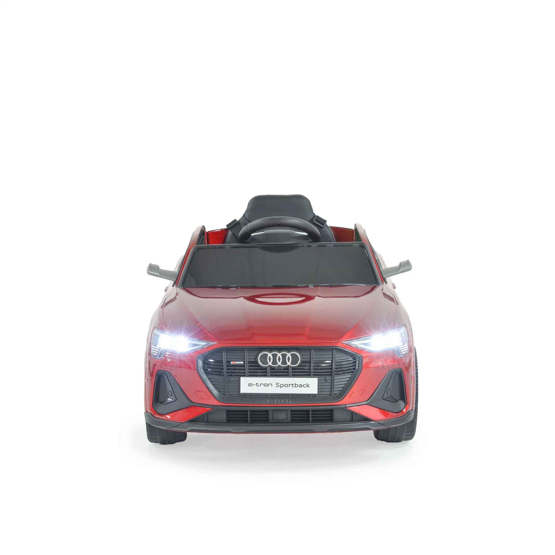 Акумулаторен джип Audi Sportback 4x4 12V Червен с меки гуми и отварящи се врати | Iguana.bg 4