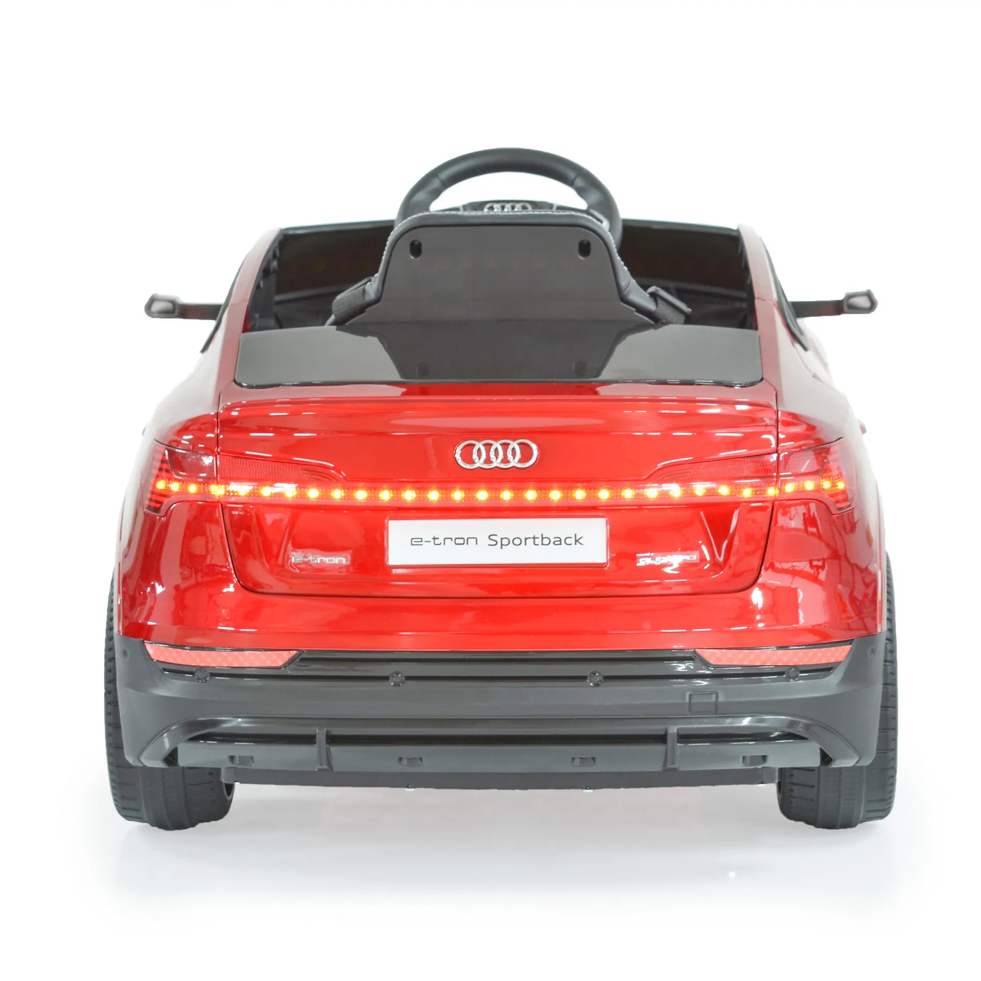 Акумулаторен джип Audi Sportback 4x4 12V Червен с меки гуми и отварящи се врати | Iguana.bg 8