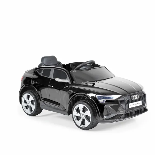 Акумулаторен джип Audi Sportback 4x4 12V Черен с меки гуми и отварящи се врати | Iguana.bg 1