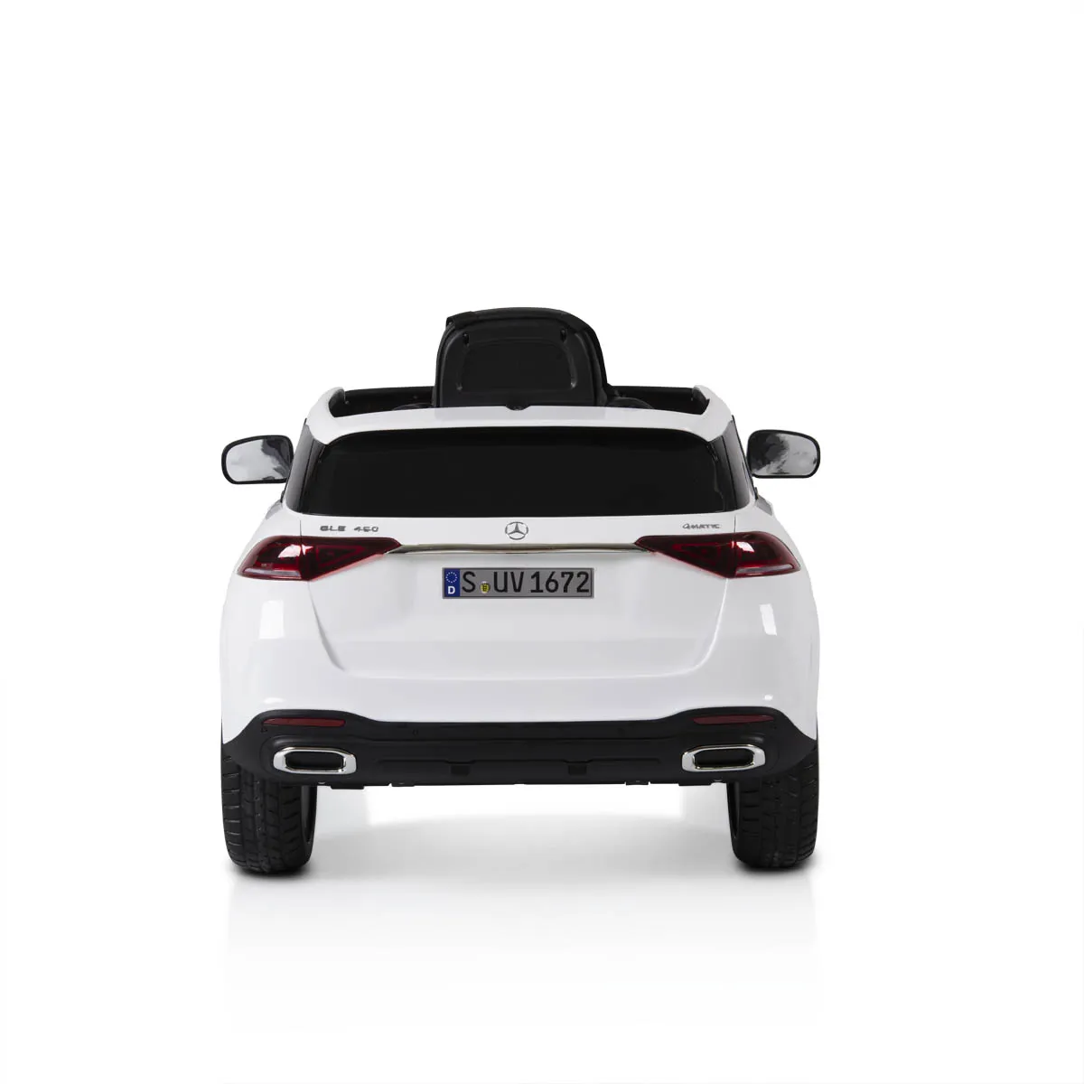 Акумулаторен джип Mercedes GLE450 Бял, 12V с меки гуми и кожена седалка | Iguana.bg 6