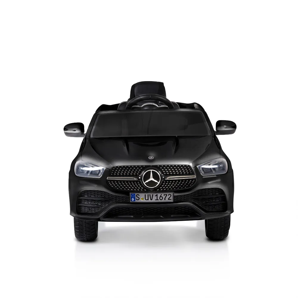 Акумулаторен джип Mercedes GLE450 Черен, 12V с меки гуми и кожена седалка | Iguana.bg 2