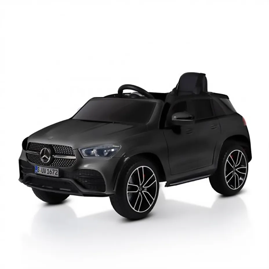Акумулаторен джип Mercedes GLE450 Черен, 12V с меки гуми и кожена седалка | Iguana.bg 3
