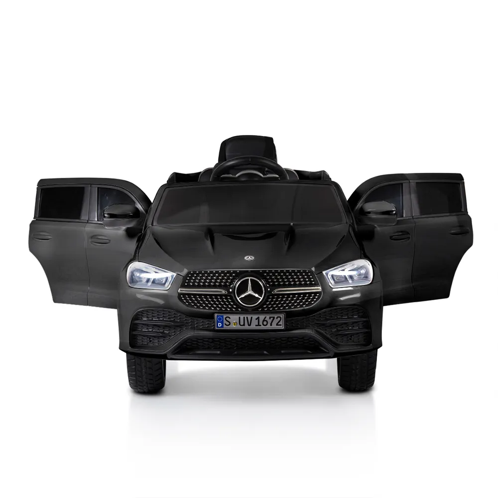 Акумулаторен джип Mercedes GLE450 Черен, 12V с меки гуми и кожена седалка | Iguana.bg 4