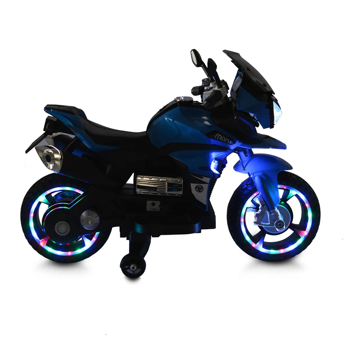 Акумулаторен мотор RIO Червен, с помощни колела и LED светлини | Iguana.bg 10