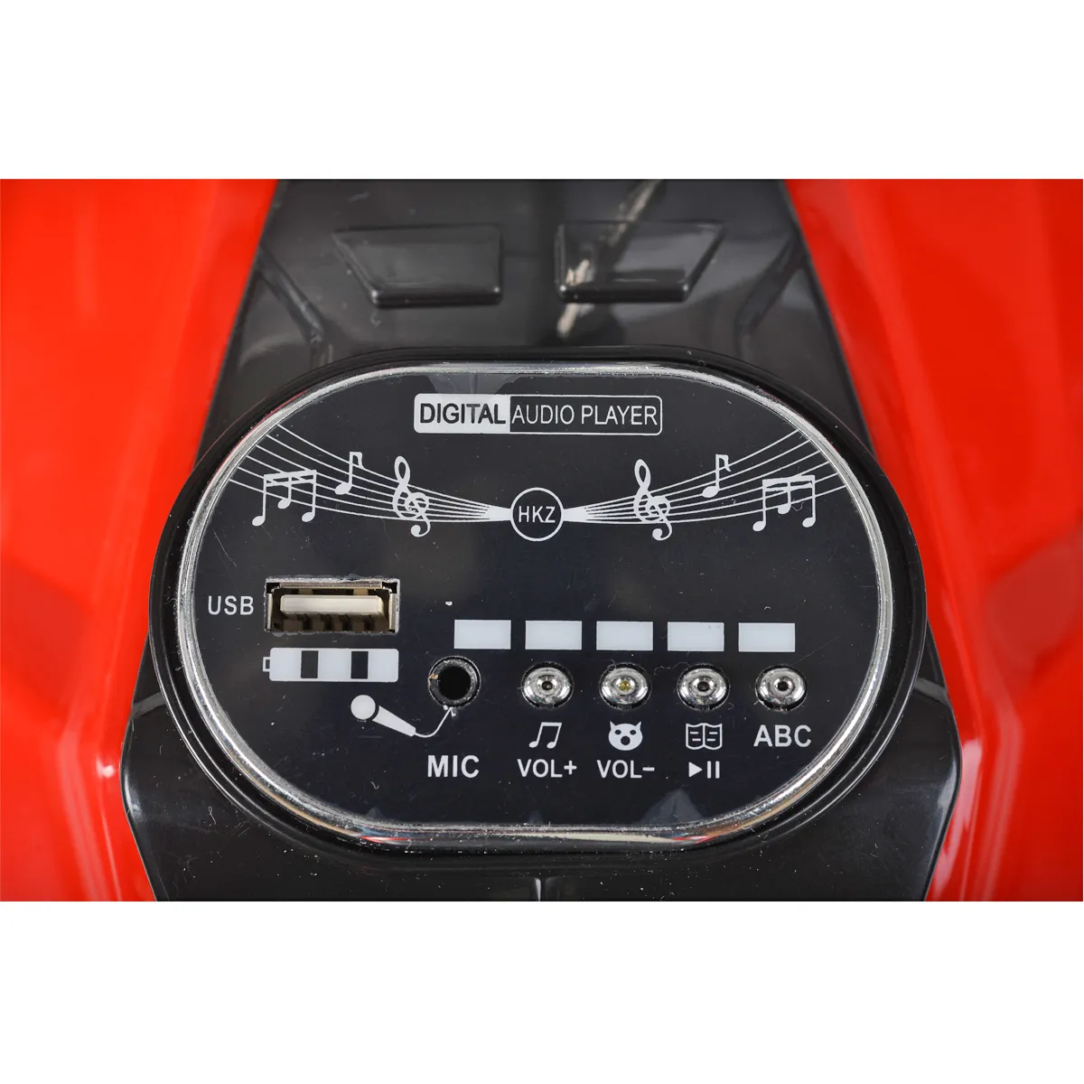 Акумулаторен мотор Ontario Червен, три гуми и LED светлини | Iguana.bg 6